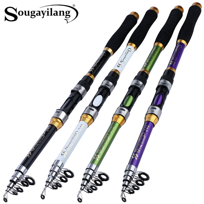 Fishing Boat Fiberglass - Sougayilang 4 colori canna da pesca